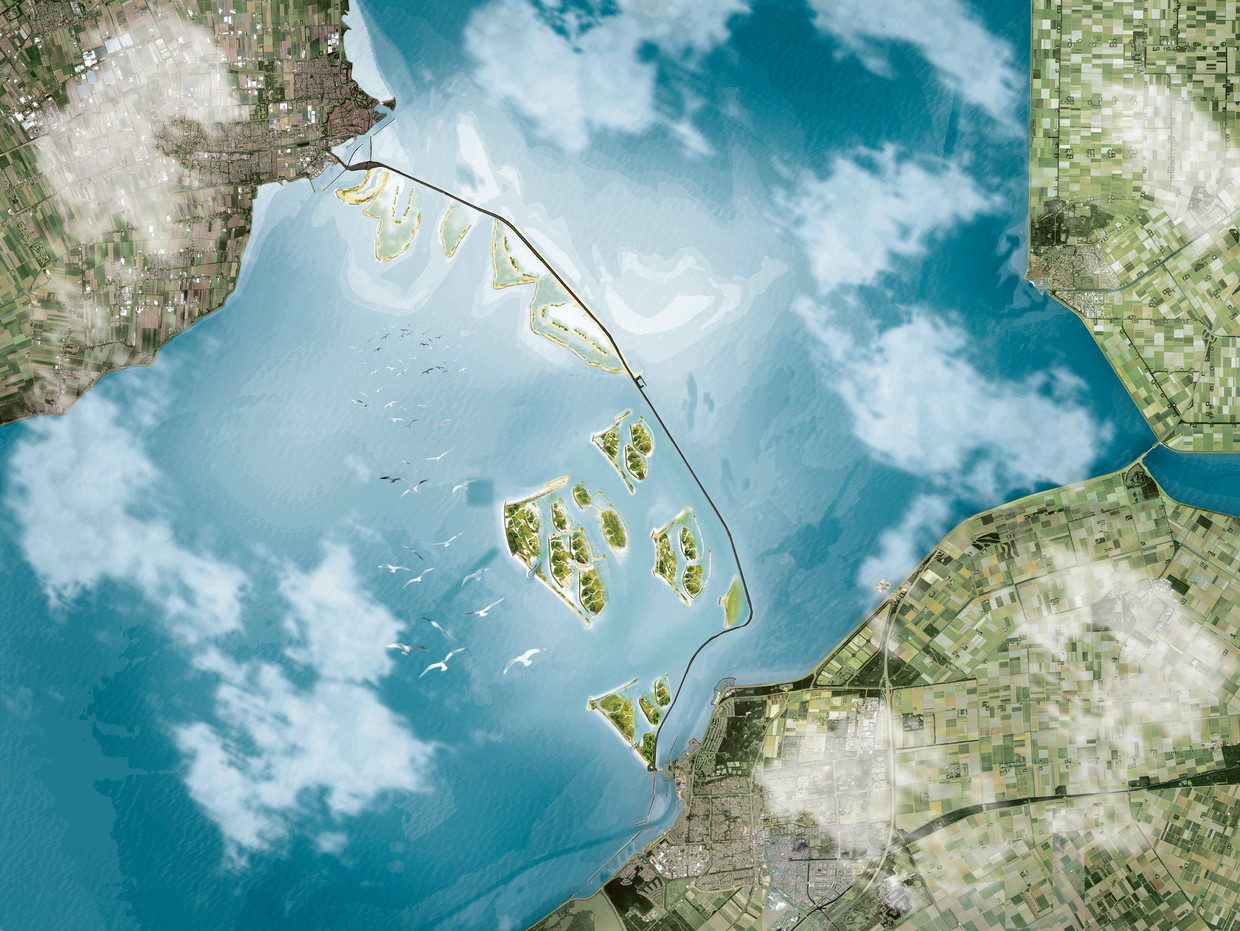 Plan voor eilanden in het Markermeer Beeld RV