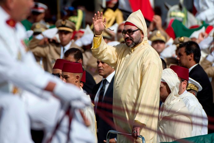 Koning Mohammed de Zesde van Marokko.