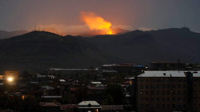 Zware gevechten in Nagorno-Karabach: woonwijken beschoten met raketten
