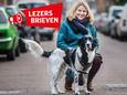 Daphne Groenendijk, directeur van de Koninklijke Hondenbescherming, met haar hond Boris. Dinsdag biedt zij een petitie aan in de Tweede Kamer over vuurwerkstress bij honden.
