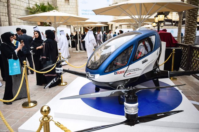 Dubai heeft ook plannen met drone taxi's.