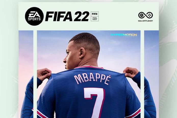Mbappé siert de FIFA 22-cover.