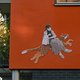 Streetart Frankey brengt een ode aan de overleden José ‘panterprint’ van den Hooven, buurticoon van De Pijp