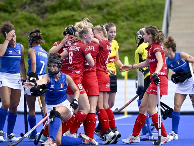 KIJK. Red Panthers walsen in vierde kwart over Italië en beginnen foutloos aan EK met duidelijke 6-0-zege