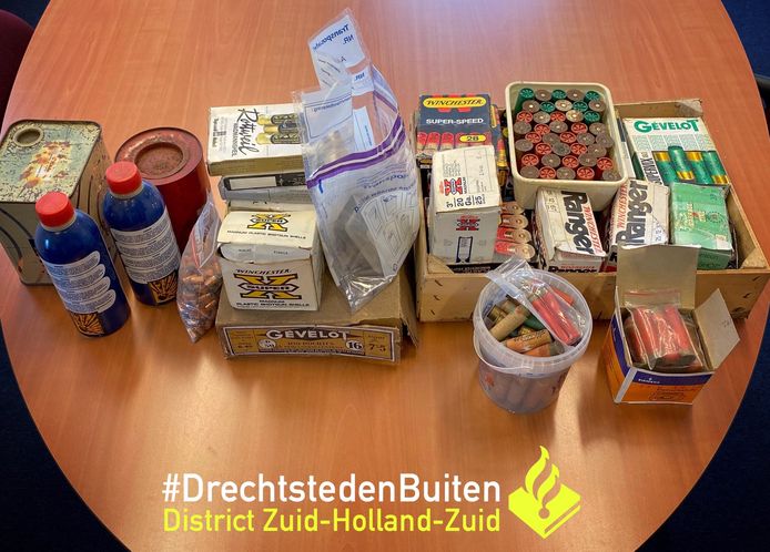 Munitie gevonden schuur sliedrecht frank ruitenberg
