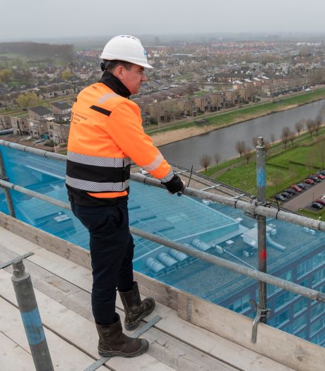 Vanaf de eerste woontoren op het Pattistpark heb je een uitzicht over Terneuzen als nooit tevoren