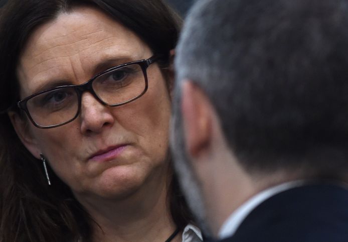 "Als Amerikaans president Donald Trump hard toeslaat, zullen we tegenmaatregelen nemen", zegt Europees commissaris Cecilia Malmström.