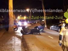 Dronken Hardinxvelder (28) ramt auto's en vliegt zelf over de kop