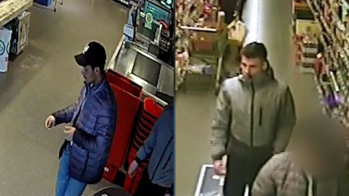 De dieven slaan op 1 februari 2019 toe in de Spar in Lexmond.