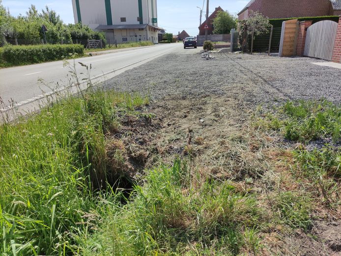 De (verborgen) duiker zorgde ervoor dat Marc met zijn bestelwagen de lucht in werd gekatapulteerd