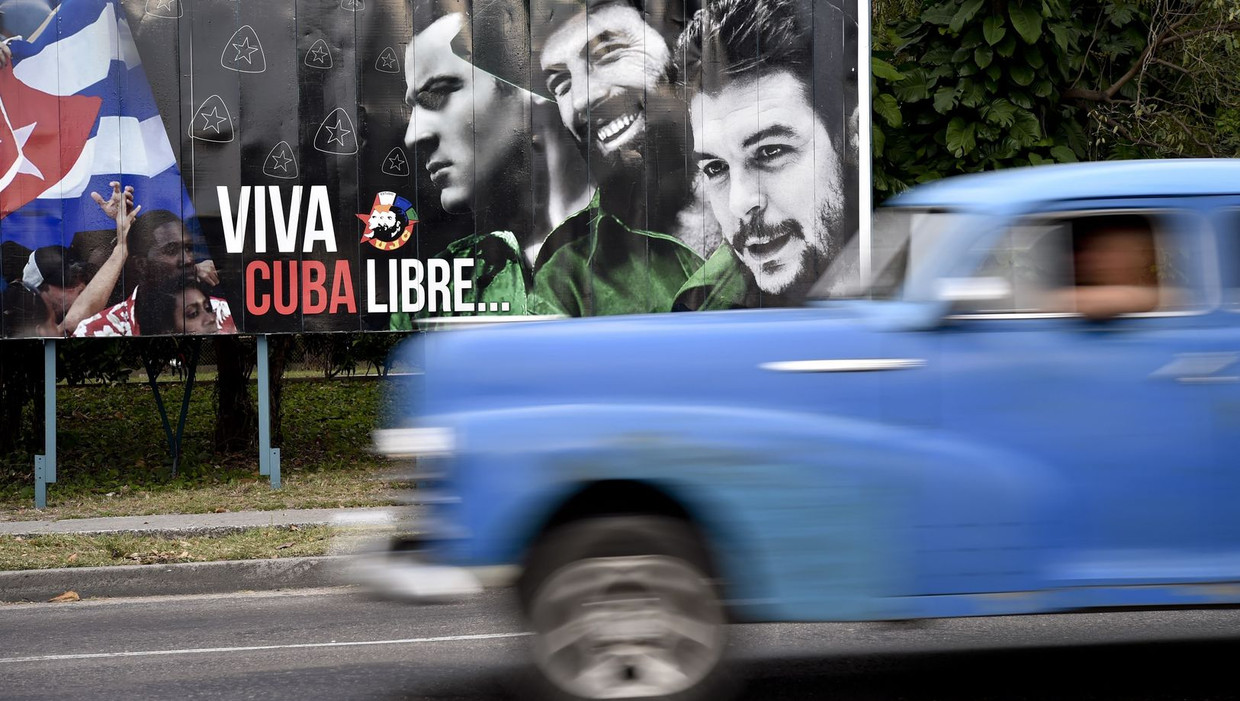 Havana is klaar voor het bezoek van president Obama. Beeld afp