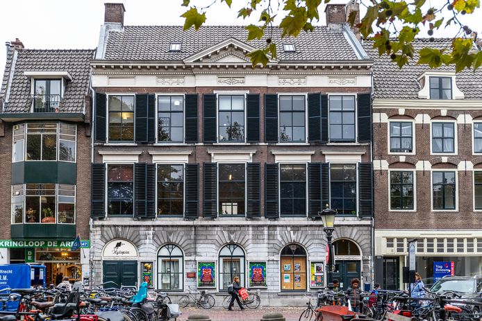 Het voormalige poppodium Tivoli aan de Oudegracht in het najaar van 2018