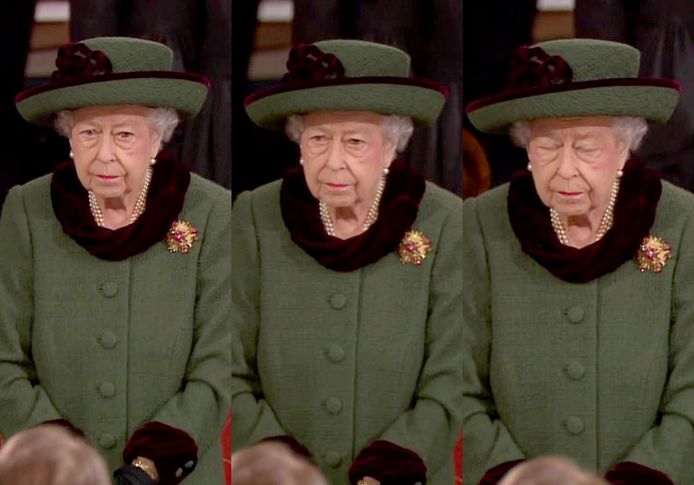 De Queen werd op een gegeven moment zichtbaar emotioneel tijdens de ceremonie.