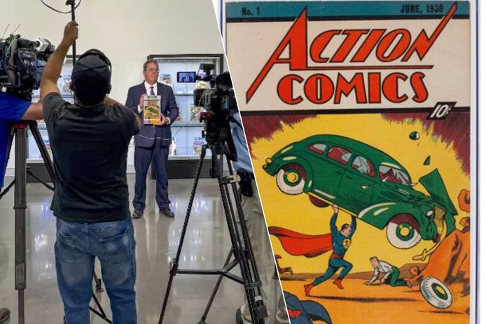 De comic uit 1938 ging voor 6 miljoen dollar (ruim 5,5 miljoen euro) onder de hamer en werd daarmee het duurste geveilde stripboek aller tijden.