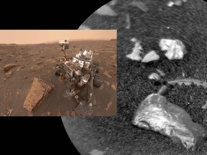 Rover Curiosity vindt intrigerend glimmend object op Mars