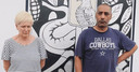 Hilde Van Acker en Jean-Claude Lacote au moment de leur arrestation
