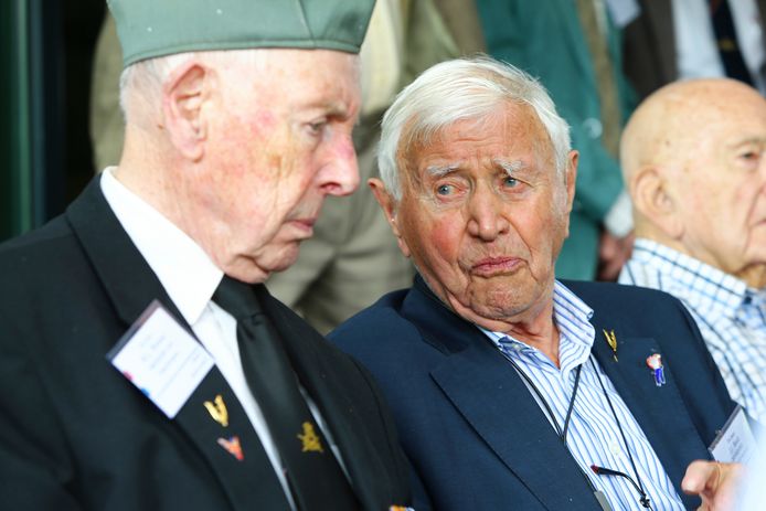 Jan Smid bij de ontmoeting van Tweede Wereldoorlogveteranen in Doorn.