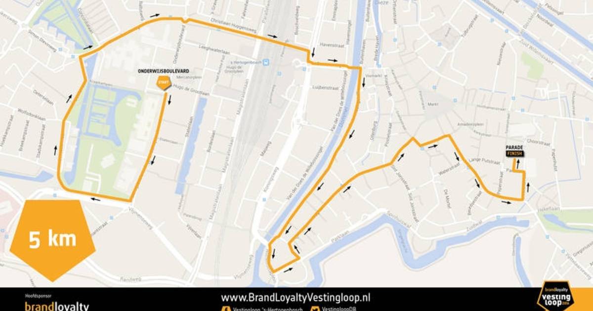 Vernieuwd parcours van Vestingloop in Den Bosch | Default | bd.nl
