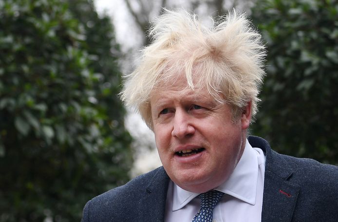 De Britse ex-premier Boris Johnson.