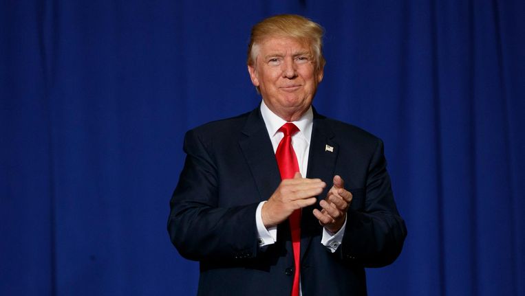 Donald Trump wordt Amerika's nieuwe president. Beeld AP