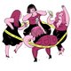 Waarom vrouwen altijd staan te dansen in een cirkel
