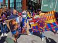 FC Barcelonafans in Eindhoven