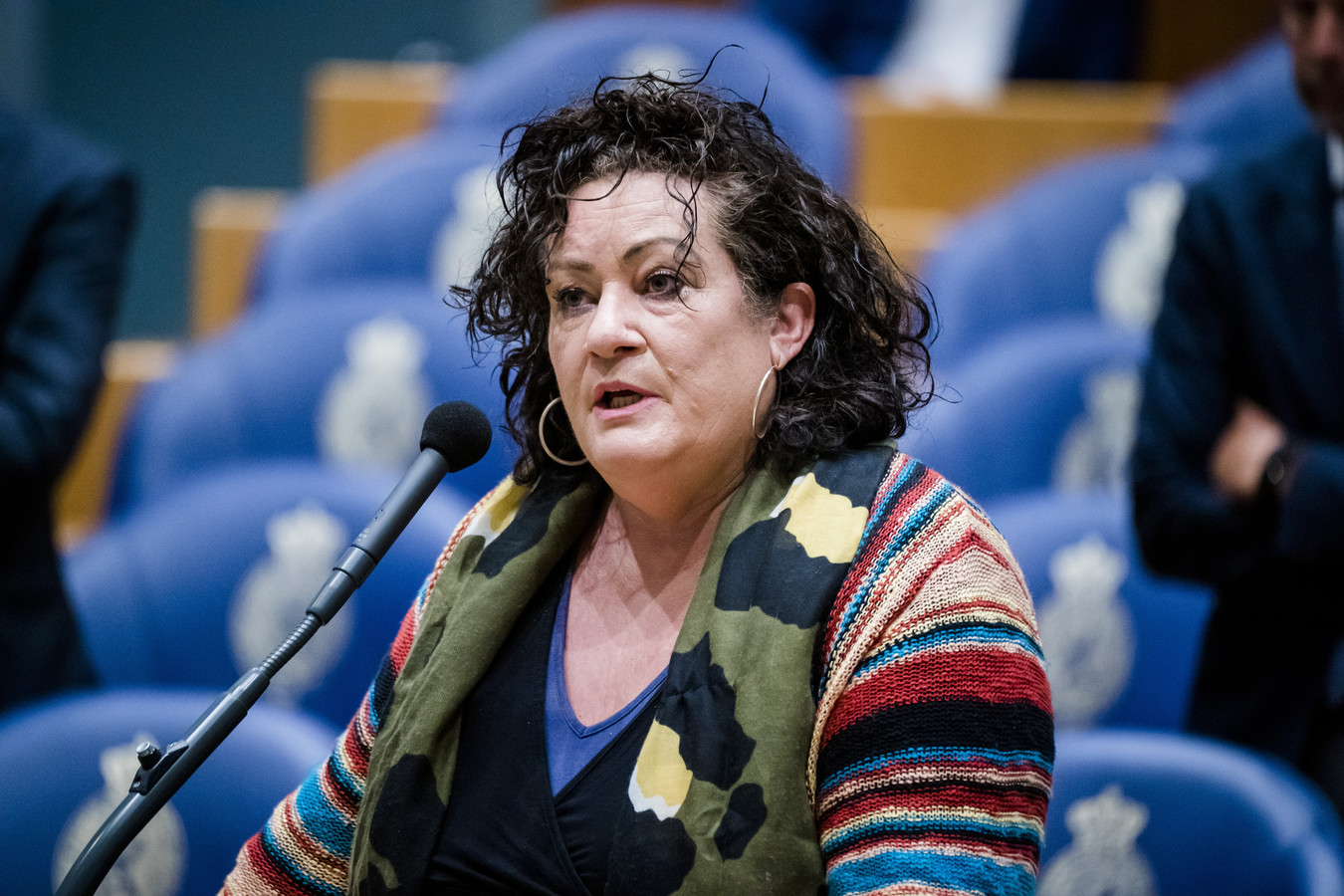 Caroline van der Plas tijdens een extra regeling van werkzaamheden in de Tweede Kamer.