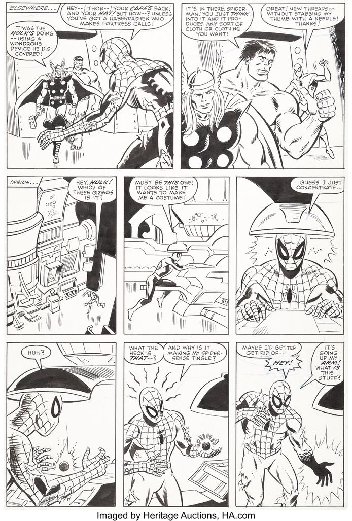Pagina 25 van Secret Wars No. 8 uit 1984