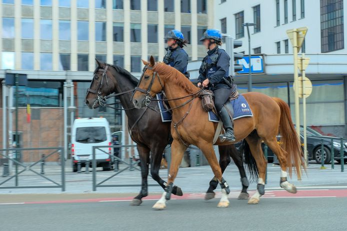 Politie aan de Naamsepoort