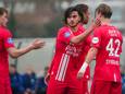 Irakli Yegoian in een oefenduel met het eerste elftal van FC Twente.