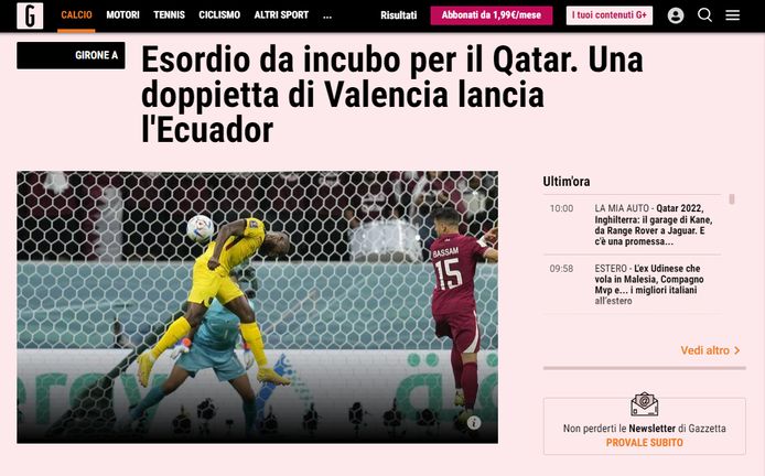 La Gazzetta dello Sport.