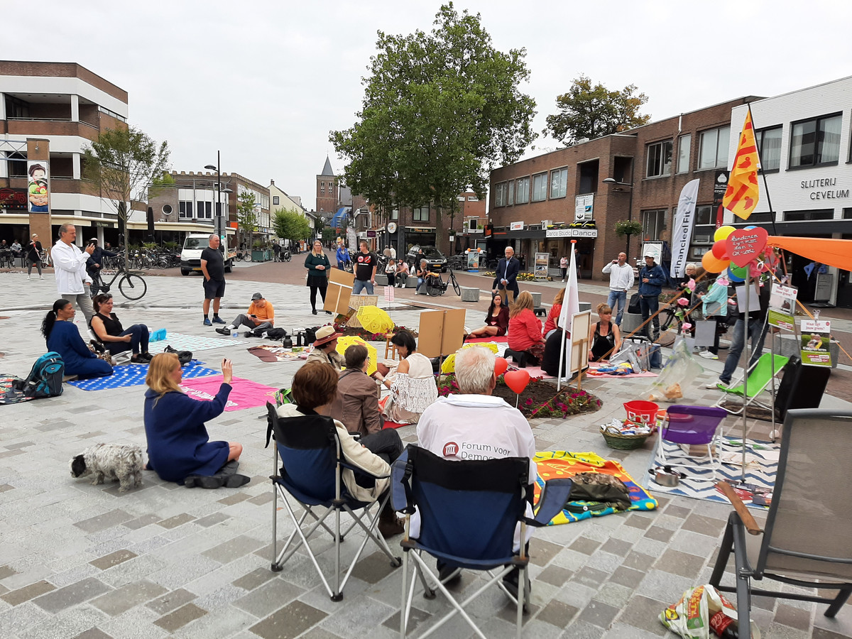 Sit-in in Cuijk.