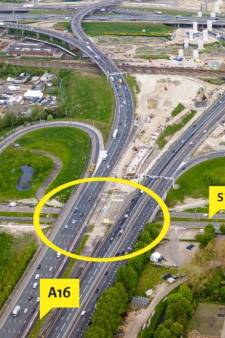 Tijdelijk 70 rijden op deel van A16 tijdens vervanging viaduct