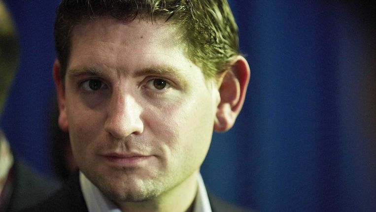 Jan Paternotte, fractievoorzitter van D66 in Amsterdam Beeld anp
