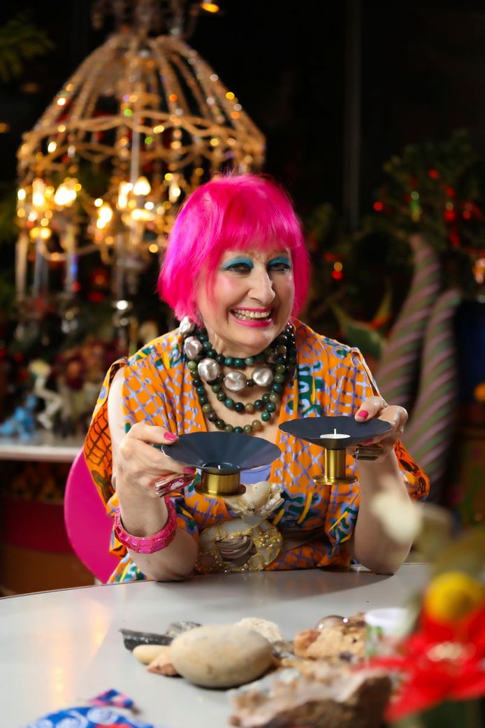 Ontwerpster Zandra Rhodes.