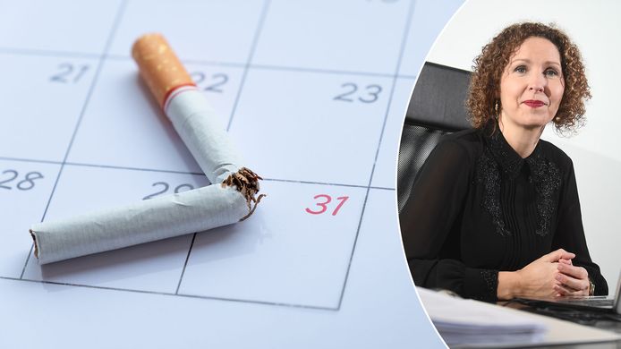 Rechts op de foto: tabacoloog Els Bosch