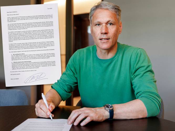 “Ik luid de noodklok”: vele wangedrag en spelbederf doen kwade Marco van Basten brief schrijven naar FIFA-baas