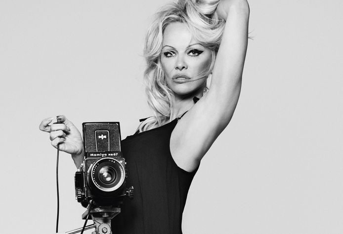 Pamela Anderson, hier tijdens een fotoshoot voor lingerielabel