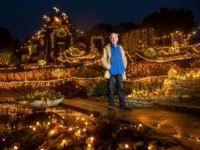 De lichttuin van Ampie (81) moest op slot: nu stromen de donaties binnen