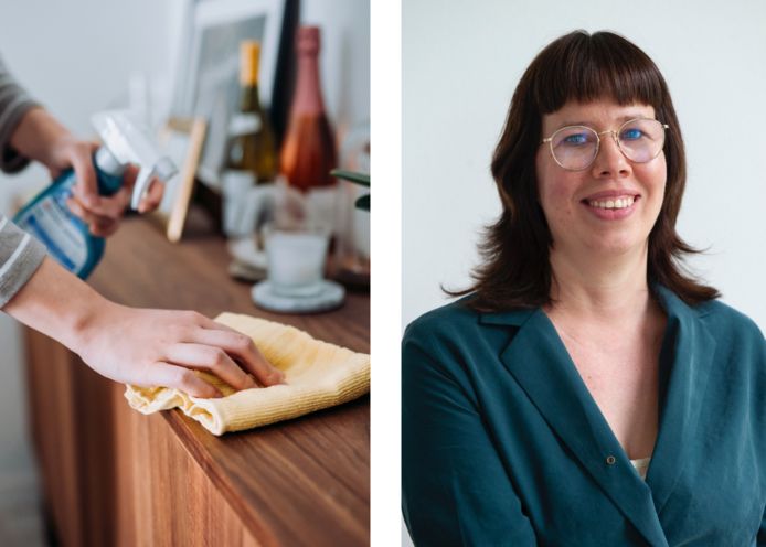 Rechts: Dr. Hannelore Tandt. Psychiater aan het centrum voor angst-, dwang- en stemmingsstoornissen (UZ Gent) en medeoprichter van de OCD-liga.