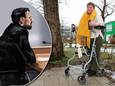 De 27-jarige I. el M. uit Hardinxveld-Giessendam (links) barstte in tranen uit toen slachtoffer Ellen de Jong (rechts) zich tot hem richtte in de rechtszaal.