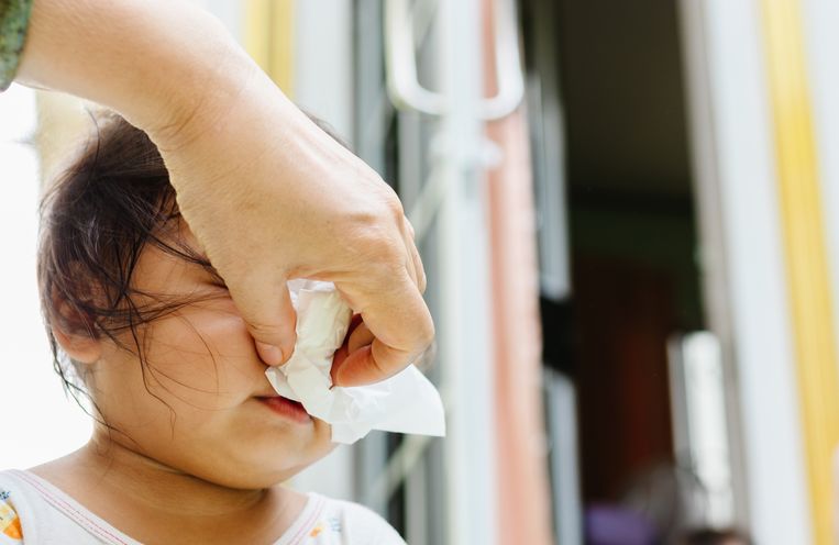 Het RS-virus rukt op in Nederland. Vooral bij baby’s en peuters kan het virus voor grote benauwdheid zorgen. Beeld Getty Images/iStockphoto