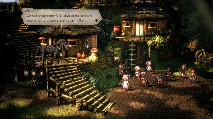 Beeld uit 'Octopath Traveler II'.