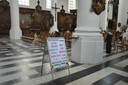 De nodige maatregelen werden genomen tijdens de 'Orgelmarathon' op Open Kerkendag.