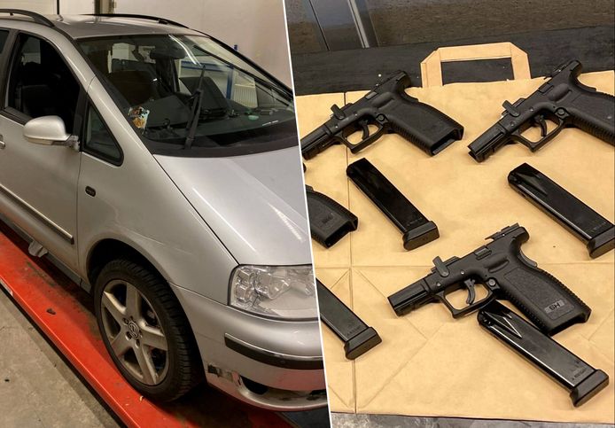 Het koppel reed met een grijze Volkswagen en was zogezegd op weg naar een trouwfeest.