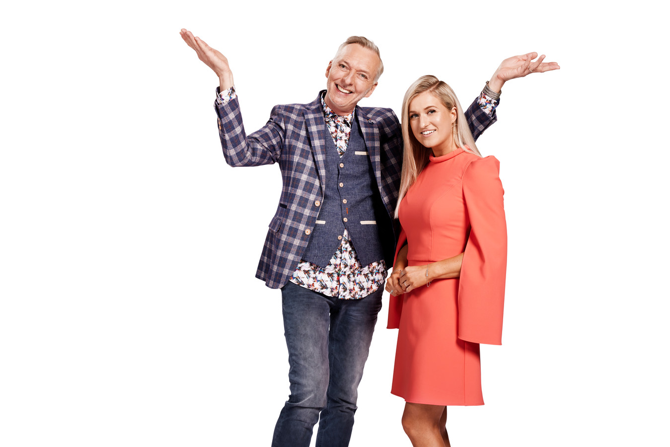 Martien Meiland en Britt Dekker presenteren vanavond First & Last op SBS6.