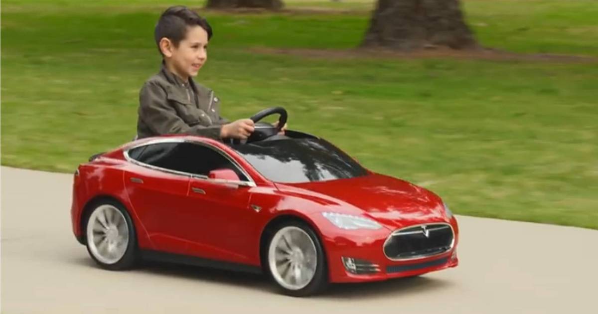 Stal tweeling Array Tesla lanceert Model S voor (rijke) kinderen | Mobiliteit | hln.be