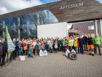 Affligemse zwerfvuiljagers in de bloemetjes gezet tijdens jaarlijkse lenteschoonmaak