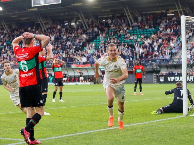 Sterk seizoen eindigt toch in mineur voor NEC door curieuze goals Go Ahead in play-offs