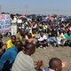 Zuid-Afrikaanse mijnwerkers houden vredesmars